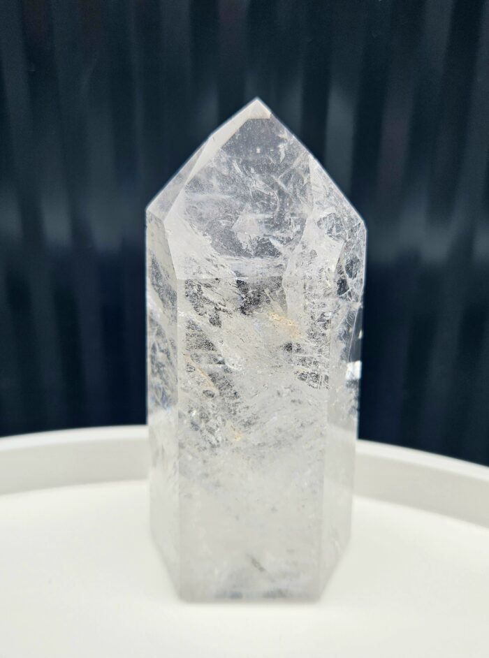 Krištáľ obelisk / generátor : 320g / 11,5cm – Obrázok 2