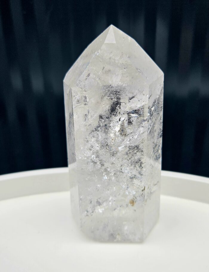 Krištáľ obelisk / generátor : 320g / 11,5cm – Obrázok 3