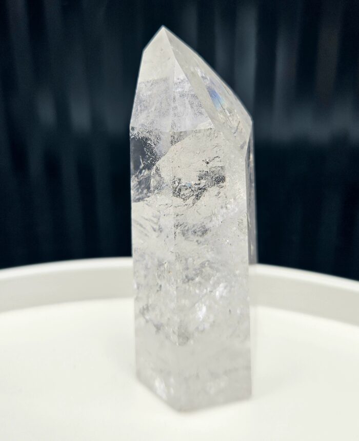 Krištáľ obelisk / generátor : 320g / 11,5cm – Obrázok 4