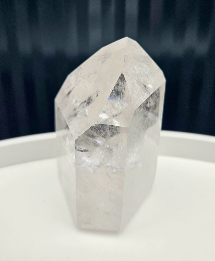 Krištáľ obelisk / generátor : 370g / 10cm – Obrázok 2