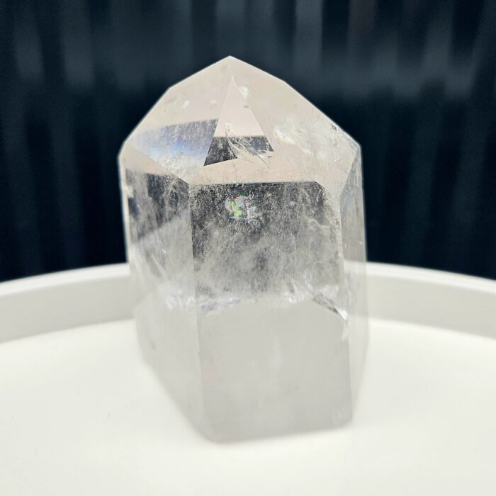 Krištáľ obelisk / generátor : 370g / 10cm – Obrázok 3