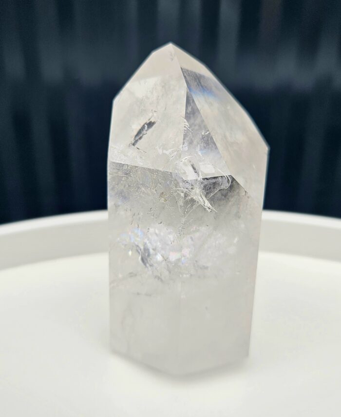 Krištáľ obelisk / generátor : 370g / 10cm – Obrázok 4