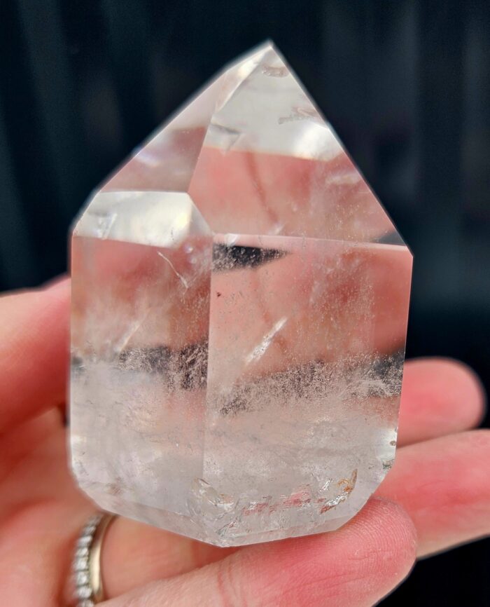 Krištáľ obelisk / generátor : 200g / 6,0cm – Obrázok 2