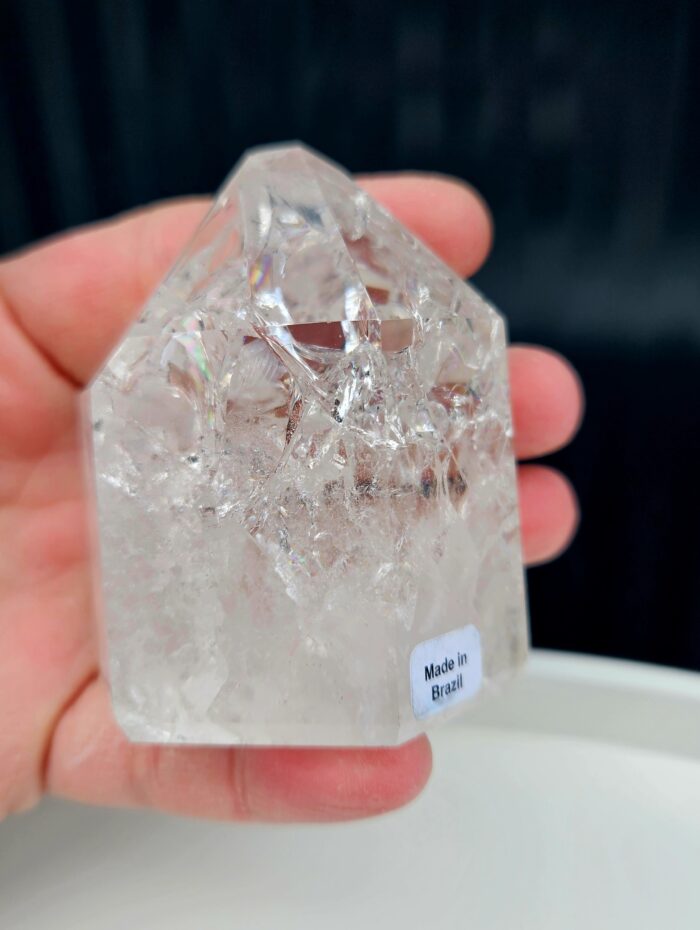 Krištáľ obelisk / generátor : 210g / 7,0cm – Obrázok 4