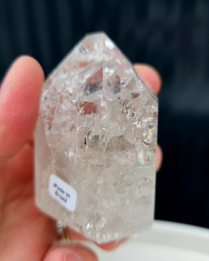 Krištáľ obelisk / generátor : 150g / 6,5cm – Obrázok 2