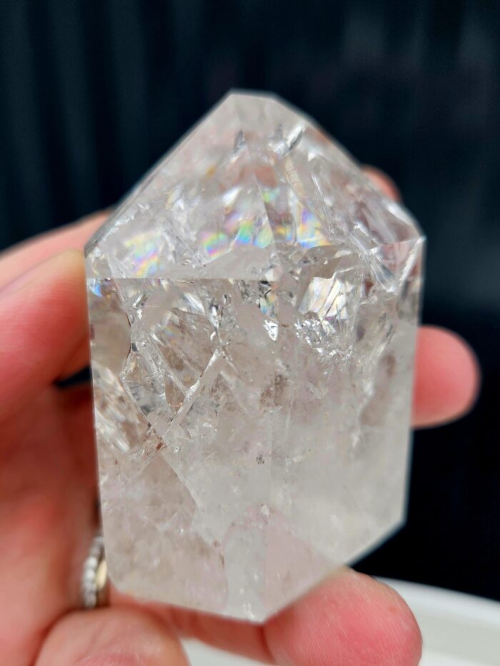 Krištáľ obelisk / generátor : 150g / 6,5cm – Obrázok 3