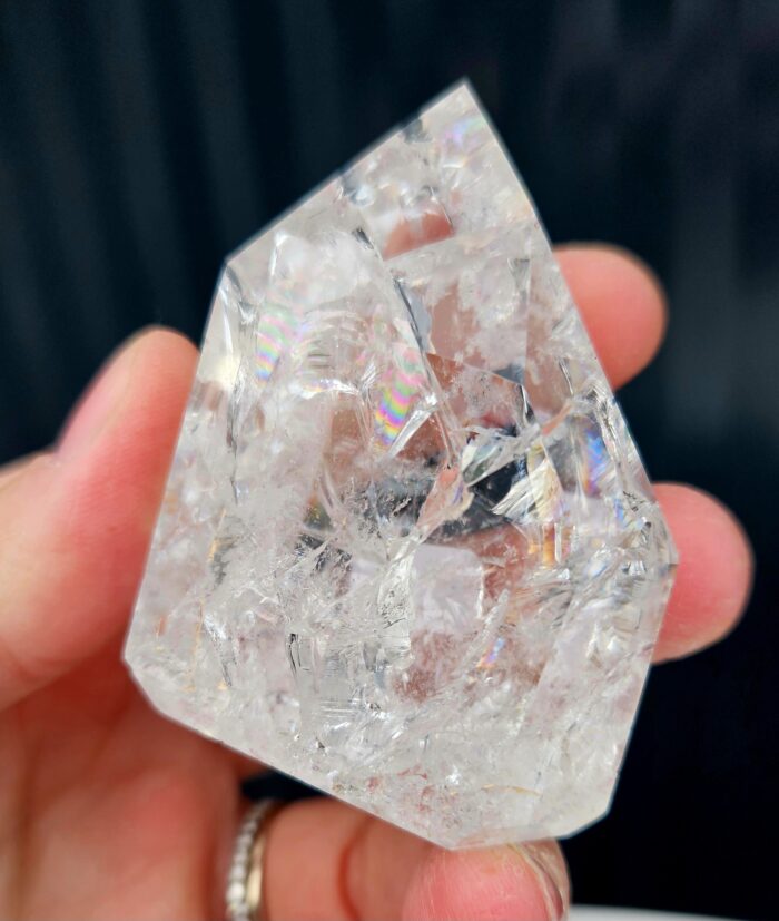 Krištáľ obelisk / generátor : 120g / 6,0cm – Obrázok 4