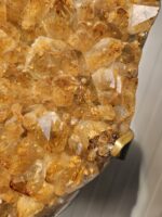 Luxusná Citrínová drúza na zlatom stojane 95cm  / 14,8kg – Obrázok 2