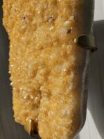 Luxusná Citrínová drúza na zlatom stojane 96cm  / 16,8kg – Obrázok 7