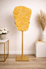 Luxusná Citrínová drúza na zlatom stojane 96cm  / 16,8kg
