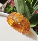 Jantár náramok platničkový 25x10mm  č.2